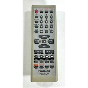 Panasonic EUR7711150 Audio System Remote Control Tested